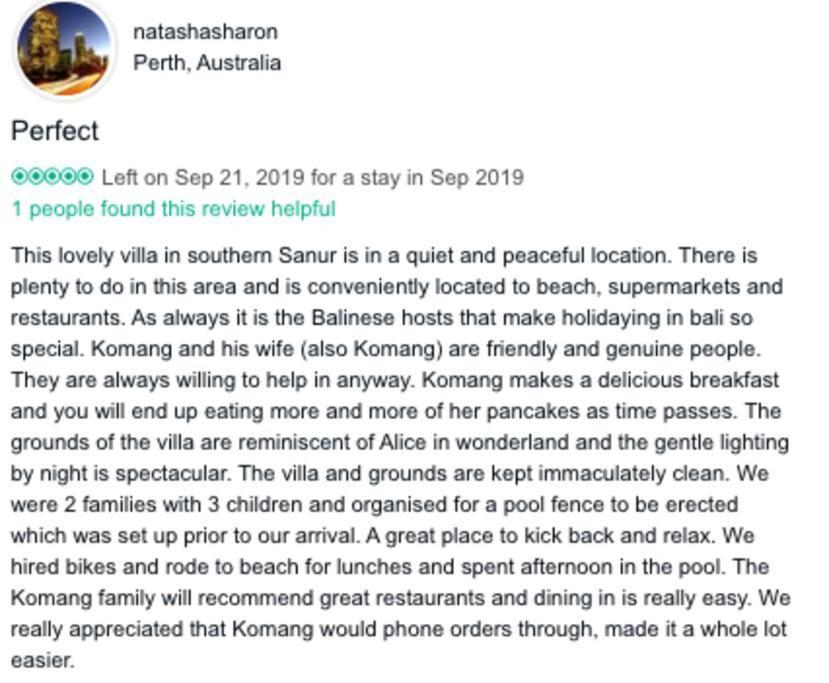 Villa Exquisite Private — Sekala, Sanur, Se Bali